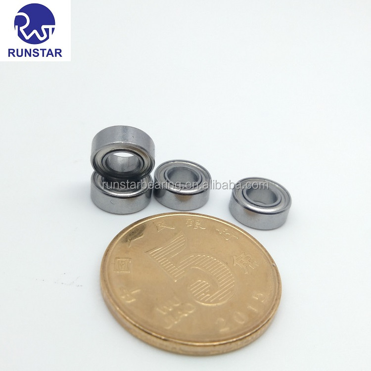 ISO9001:2015 stainless steel bearing smr74zz 4*7*2.5mm small axle bearing