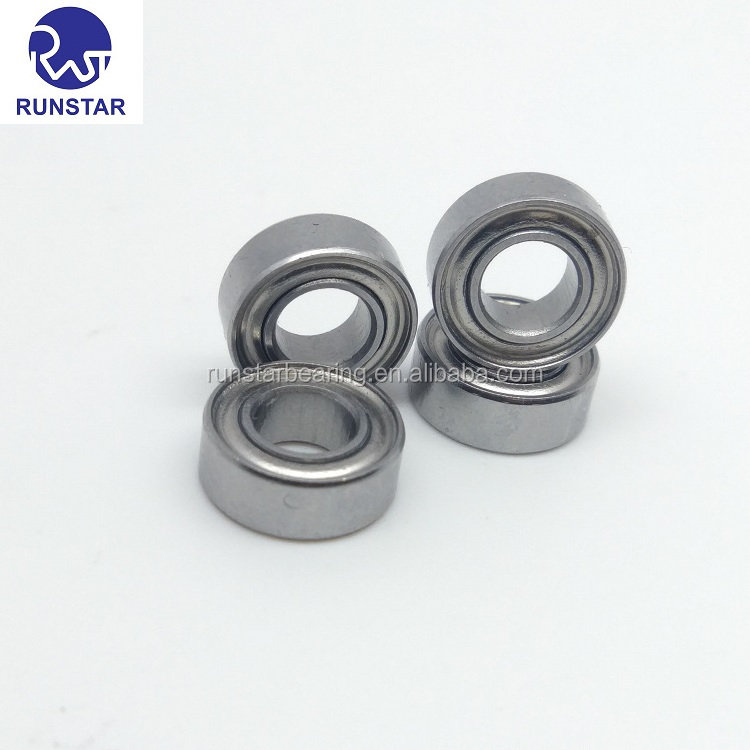 ISO9001:2015 stainless steel bearing smr74zz 4*7*2.5mm small axle bearing