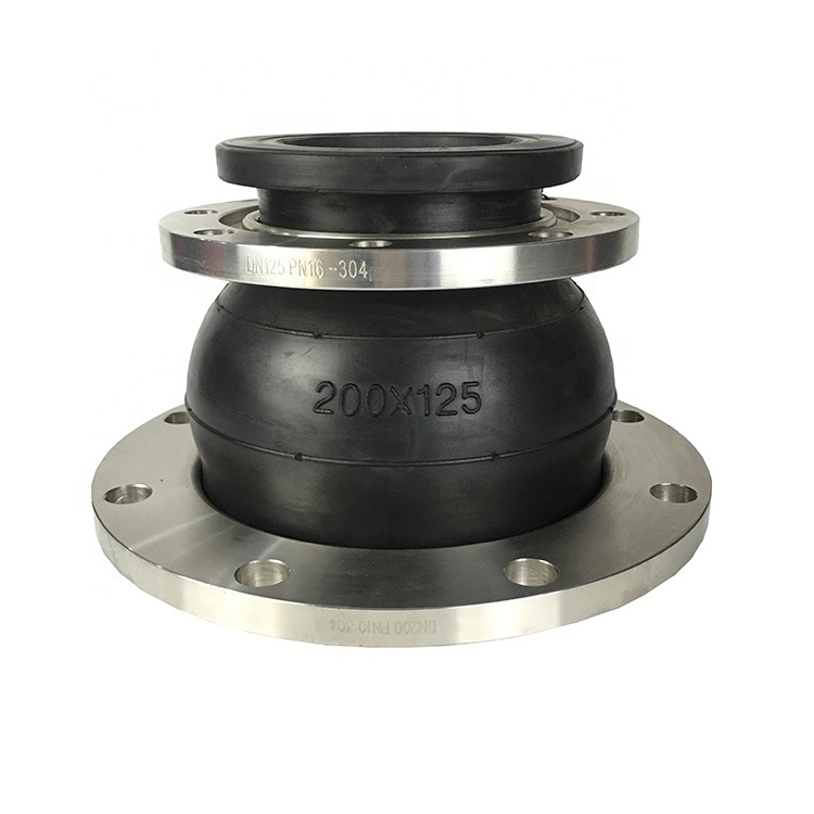 Neoprene rubber coupling concentric reducer stainless steel flange epdm flexible joint for pvc pipe