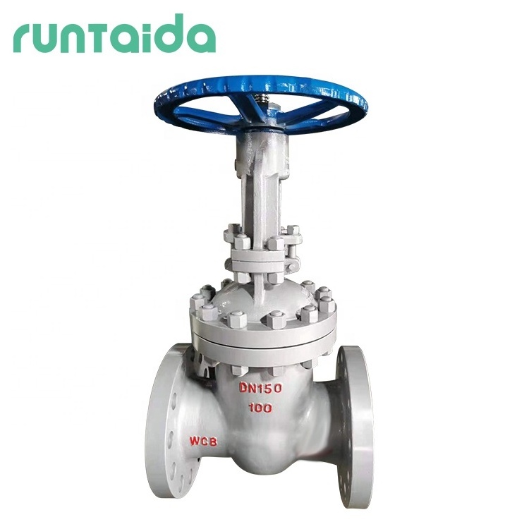 Handwheel non rising stem PN16 DN150 soft seal resilient seated cast iron flange type sluice gate valve