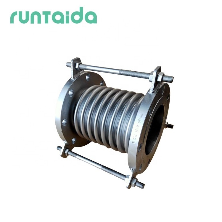 axial compensator metallic flexible bellows expansion joint  for exahust pipe