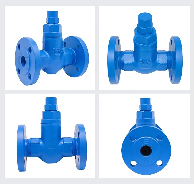 DN25 cast iron flange connection steam trap valve