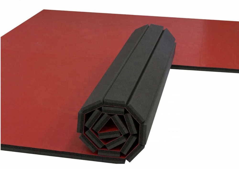 Runtek Fitness 40mm Thickness MMA Rollout Mat MMA Wrestling Mats For Fighting