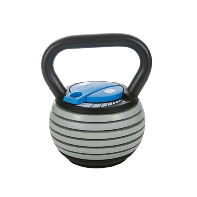 Wholesale High Quality Vinyl Coated Cast Iron Adjustable Kettlebell Weights Set Exercise Adjustable Custom Kettlebell