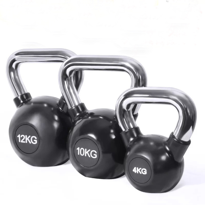 Factory Direct Sale Popular Gym Fitness Equipment Cast Iron Kettlebell Set