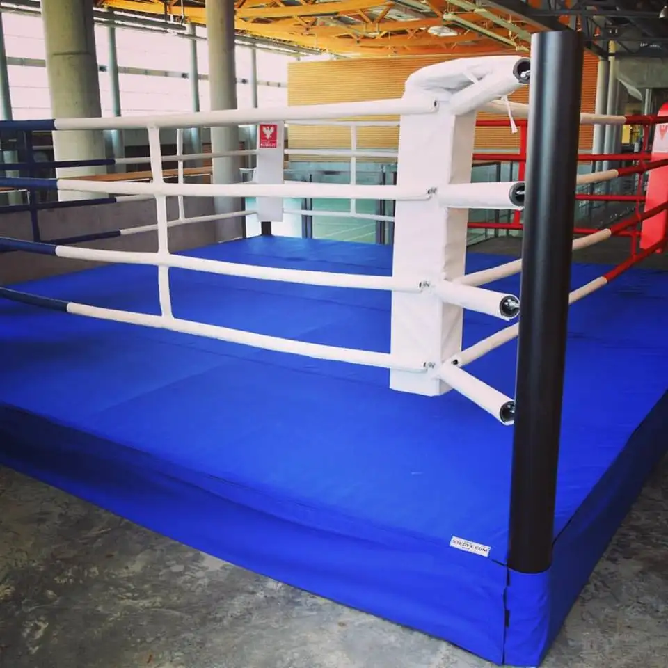 Boxing ring Factory Thai Boxing Ring Canvas With Customers Logo Boxing Ring