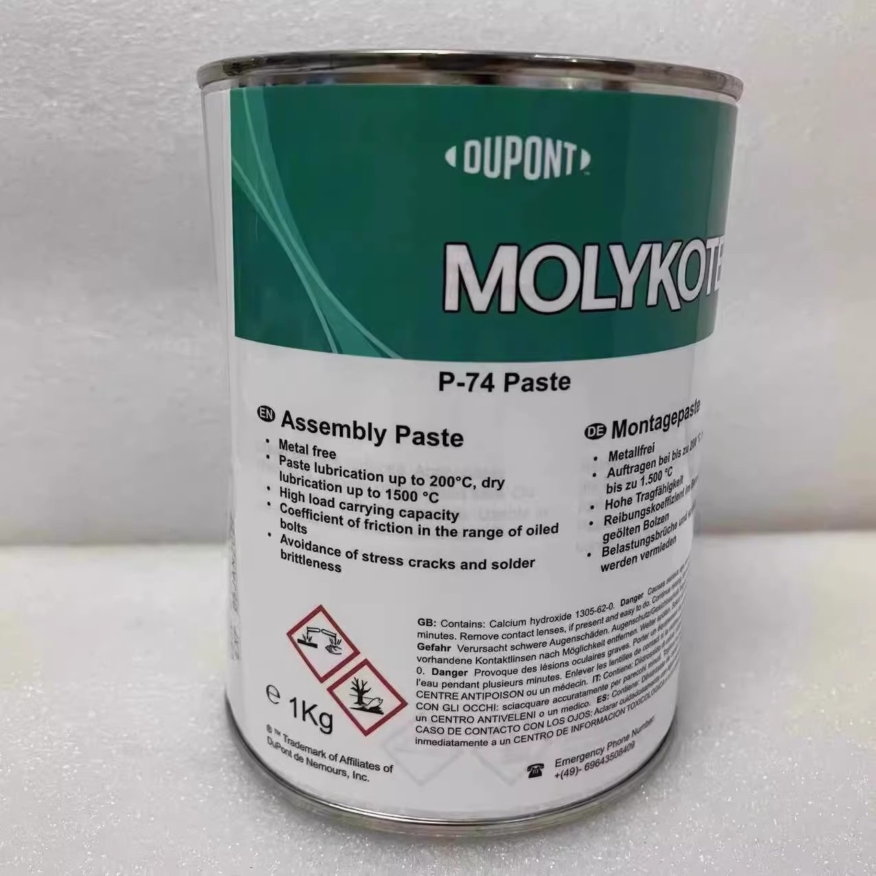 Corning MOLYKOTE P-74 Paste Grease Multi-function thread assembly paste 1KG