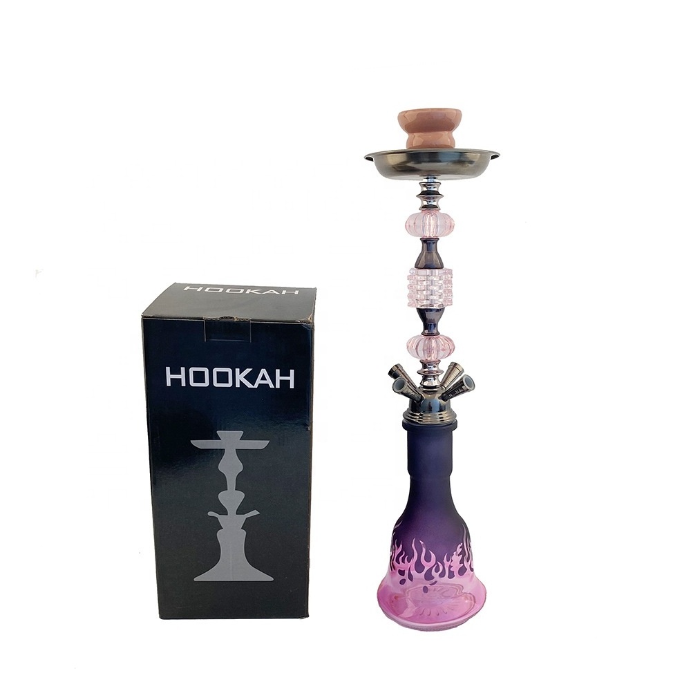 Spot new pink four-pipe Arab hookah metal high-grade Middle East style hookah