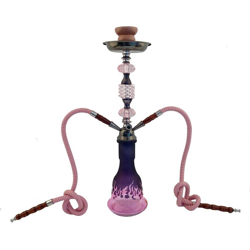 Spot new pink four-pipe Arab hookah metal high-grade Middle East style hookah