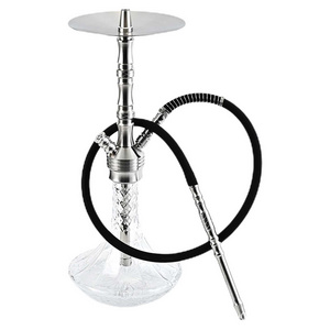 Modern Hookah Shisha Wholesale Medium Size Smoking Glass Pipe Free Type Huka Glass Bass