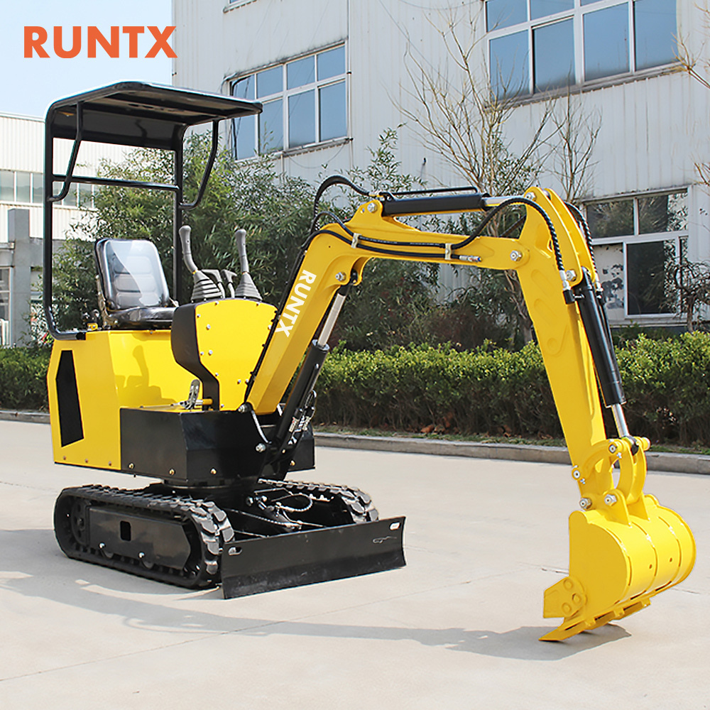 RTX Mini excavator 1Ton Soil Excavator Small Digger For Sale