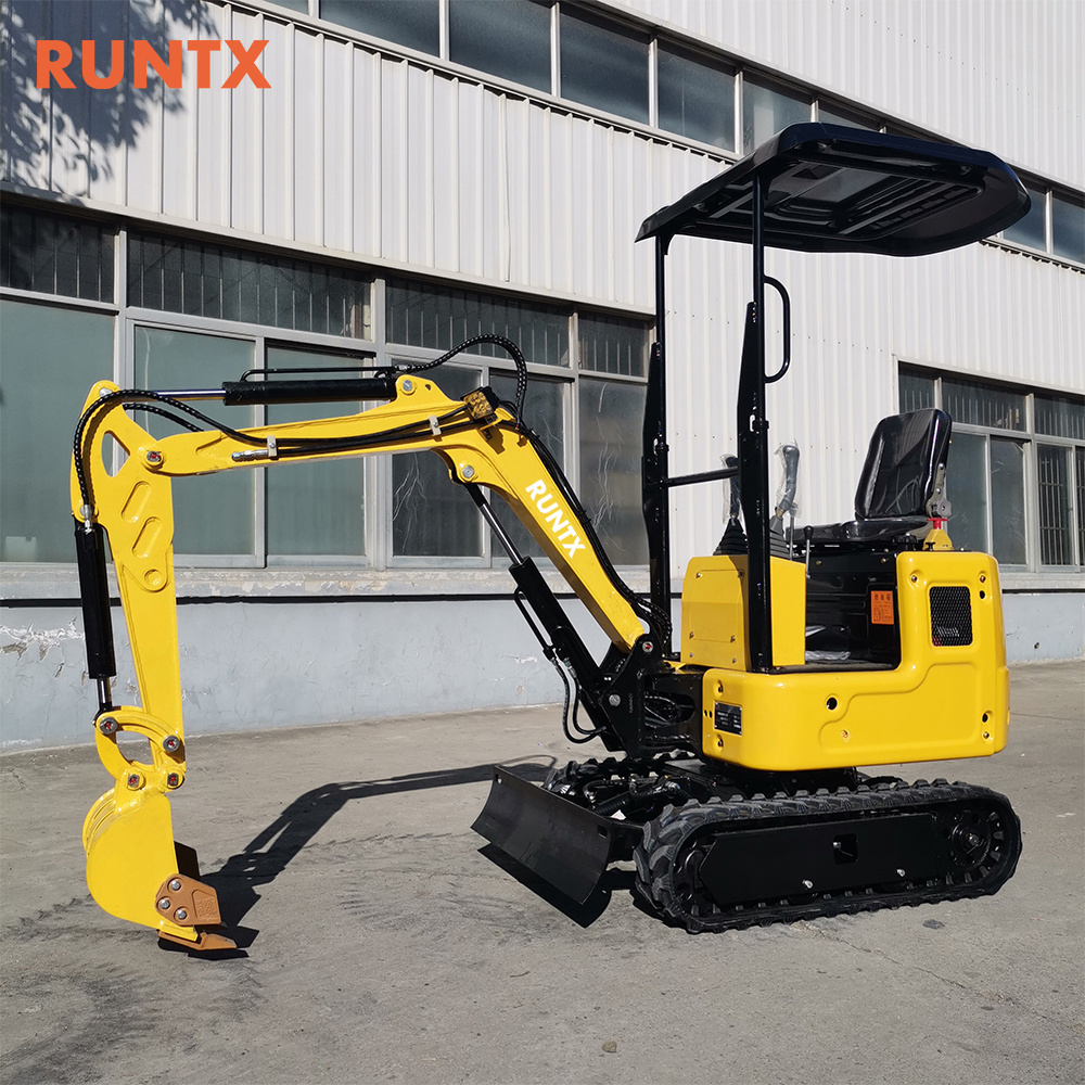 RTX Mini excavator 1Ton Soil Excavator Small Digger For Sale