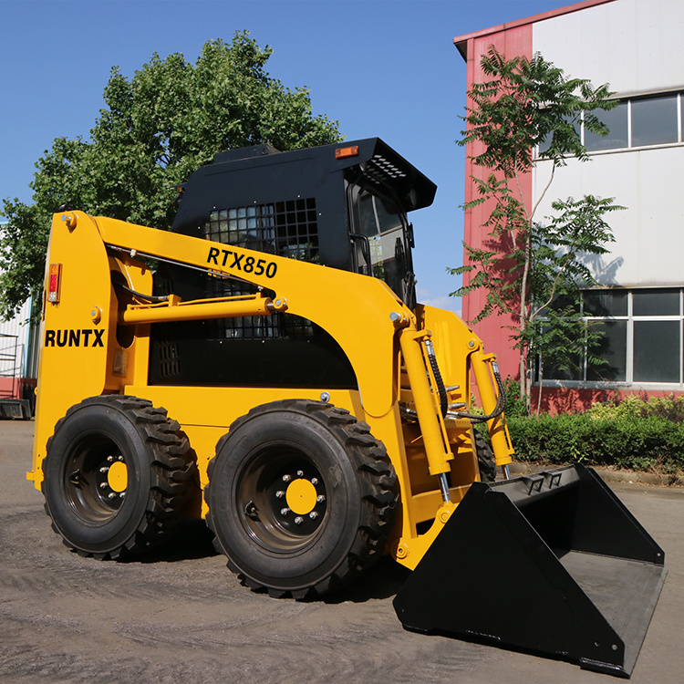 Runtx mini crawler loader 400kg 1000kg 1200kg 1500kg forest skid steer loader with track