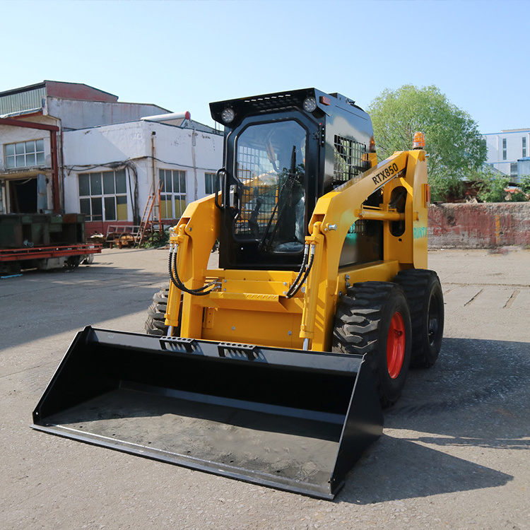 Runtx mini crawler loader 400kg 1000kg 1200kg 1500kg forest skid steer loader with track