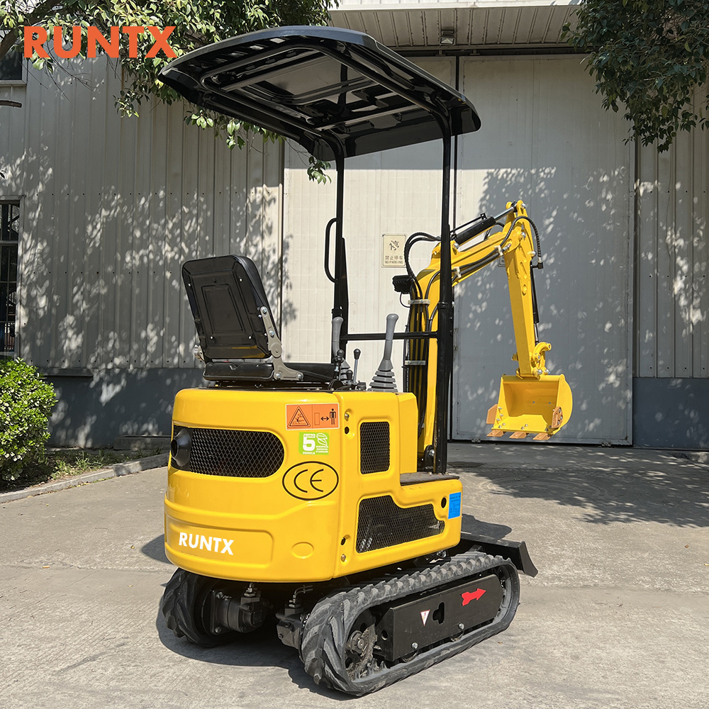 RTX Mini excavator 1Ton Soil Excavator Small Digger For Sale