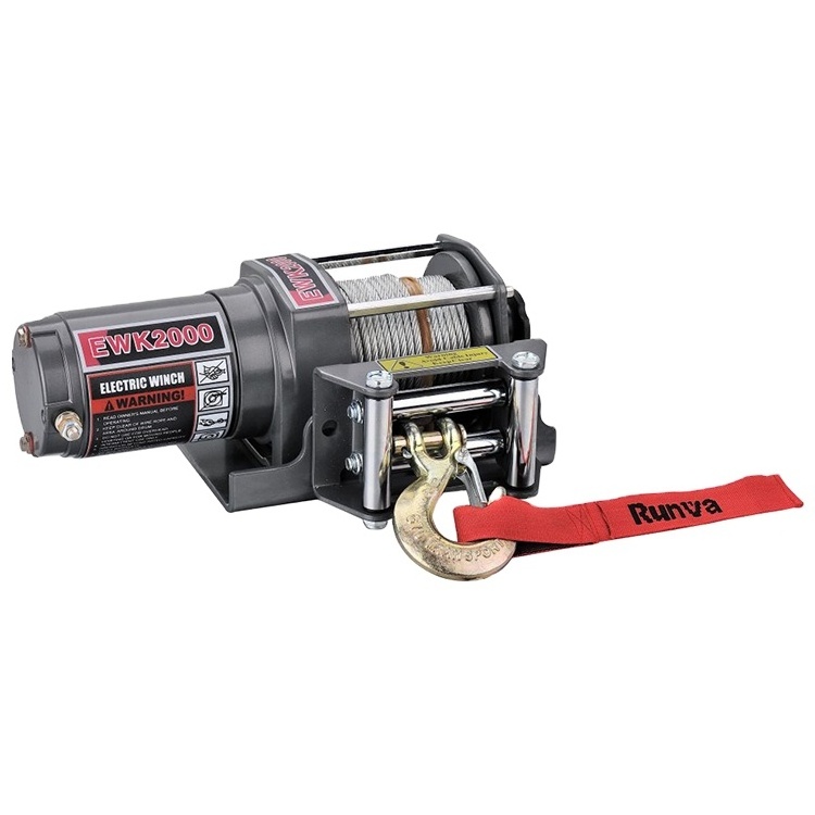 24V Electric Auto Winch 2000Lbs