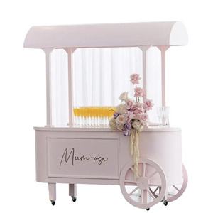 Baby Shower Party Dessert Plate Cart Candy Cart Display Wedding Cake Decoration Display Flower Cart