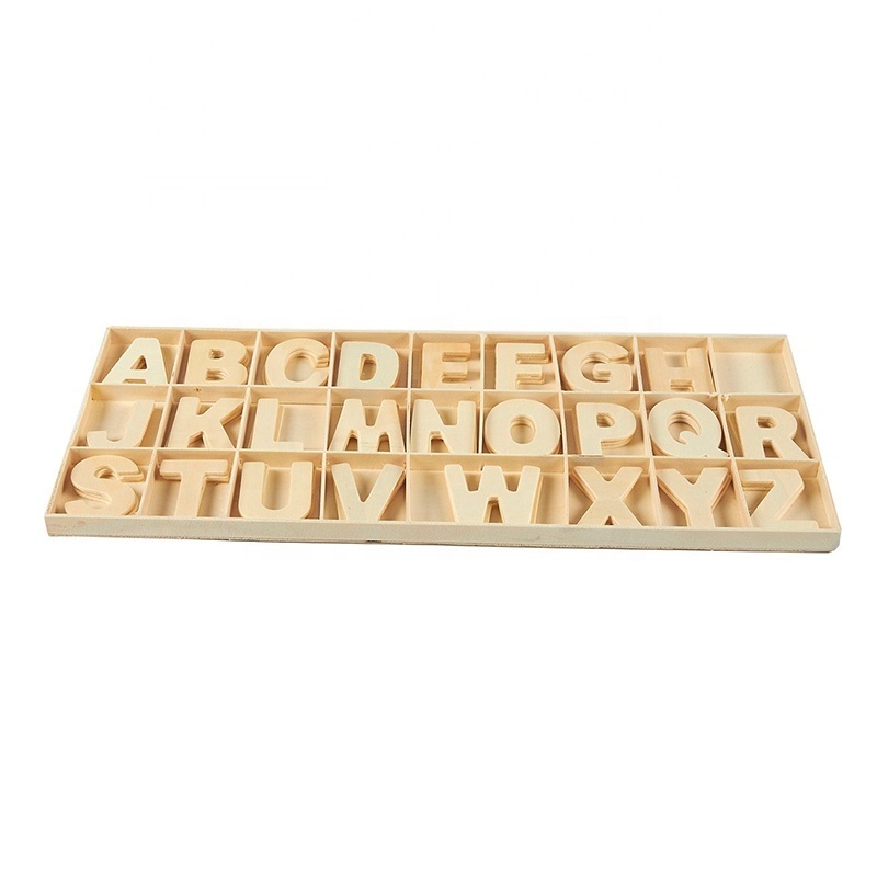 Wholesale high-quality custom natural exquisite wooden letters for home decoration