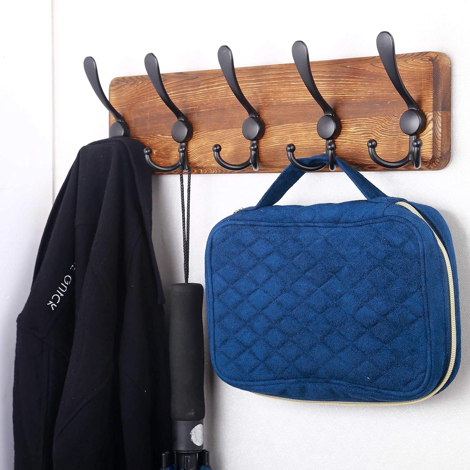 heavy duty wall mounted wooden metal coat hanger modern clothes hat hanging rack metallic wall hooks coat racks