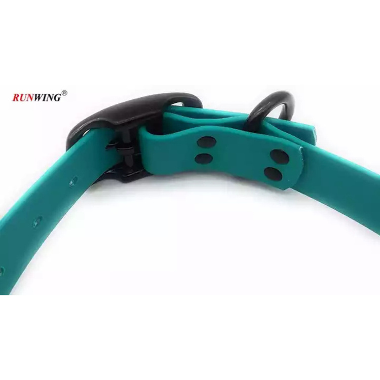 Pet Products Waterproof Silicone Dog Collar With Metal Buckle Adjustable TPU PVC Pet Collar For Small Medium Large Dogs