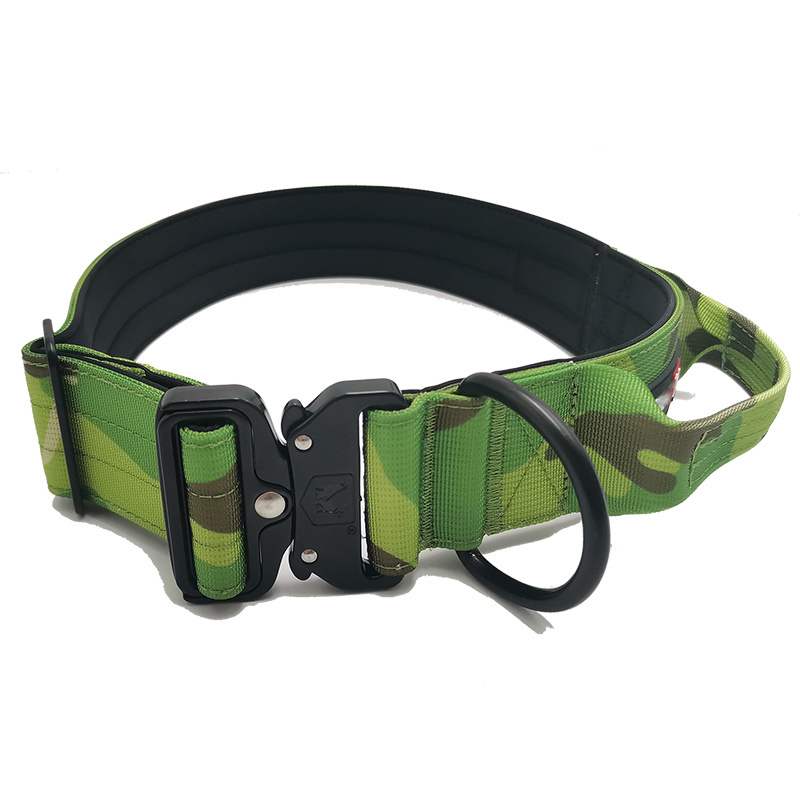 Camo   Dog Collar With Quick-Release Metal Buckle ,Heavy Duty Dog Collar