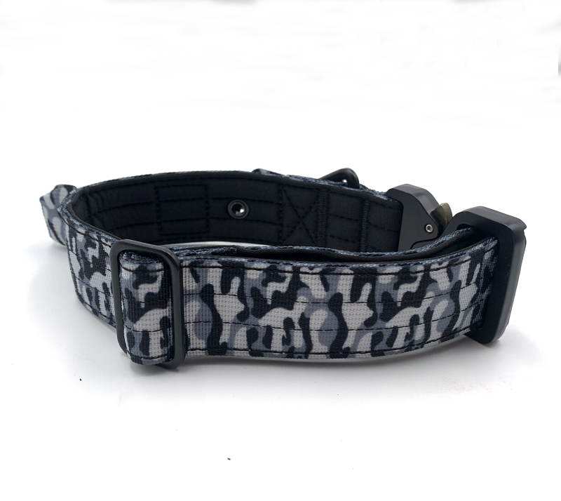 Camo   Dog Collar With Quick-Release Metal Buckle ,Heavy Duty Dog Collar