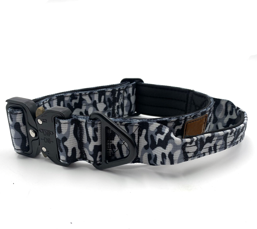 Camo   Dog Collar With Quick-Release Metal Buckle ,Heavy Duty Dog Collar