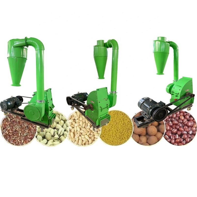 Automatic corn cob grinding machine corn cob grass straw crusher machine for hot sale