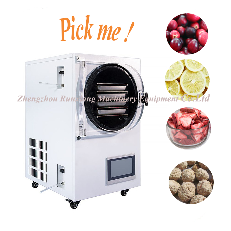 Household Freezing Drying Fruit Vegetable Dehydration Machine Dried Flower Pet Food Coffee Milk Candy Chilli small Freeze Dryer