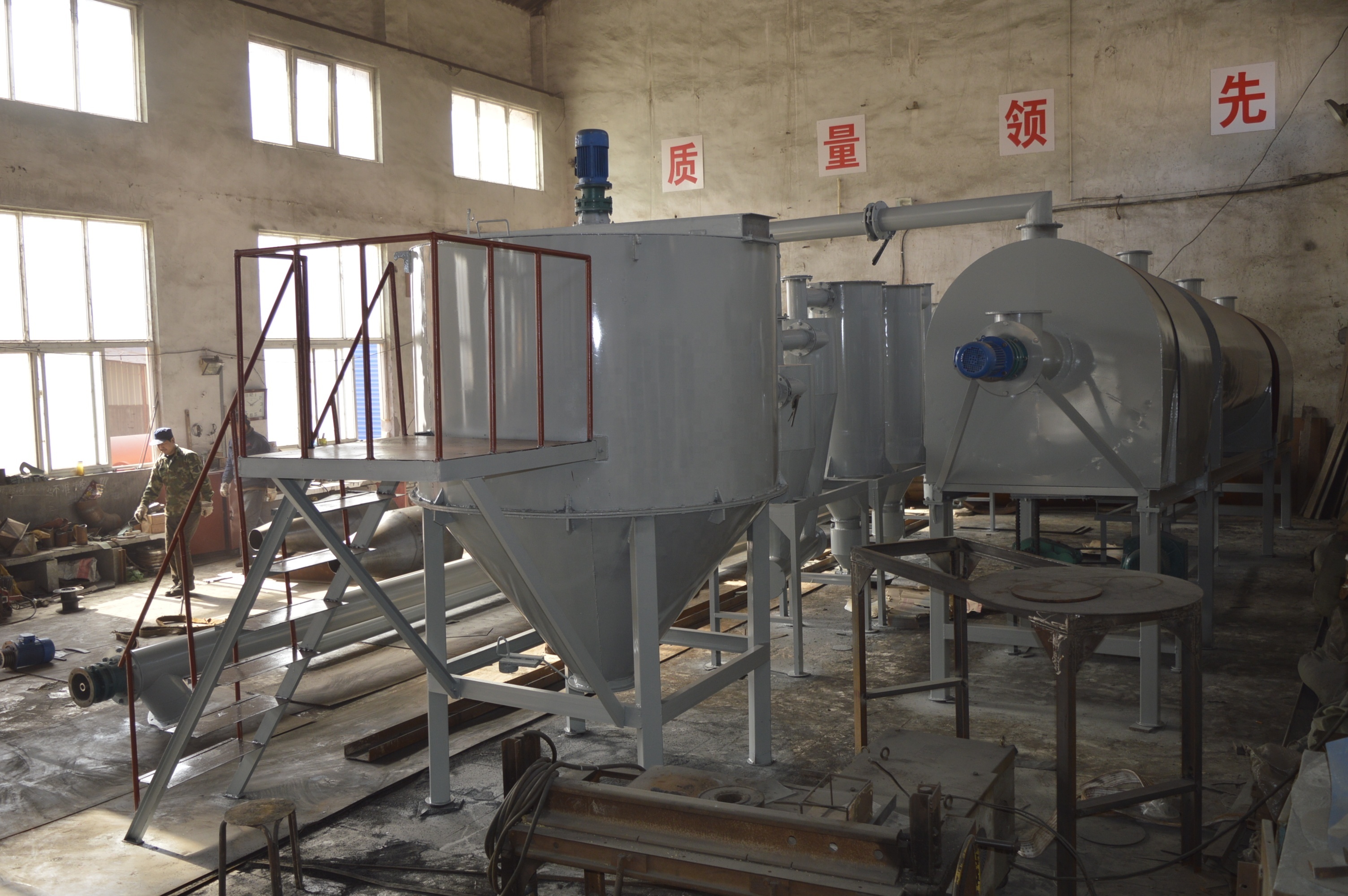 Sale Horizontal Rotary  Smokeless Wood Sawdust Biomass Charcoal Coal Air Flow Continuous Carbonization Furnace