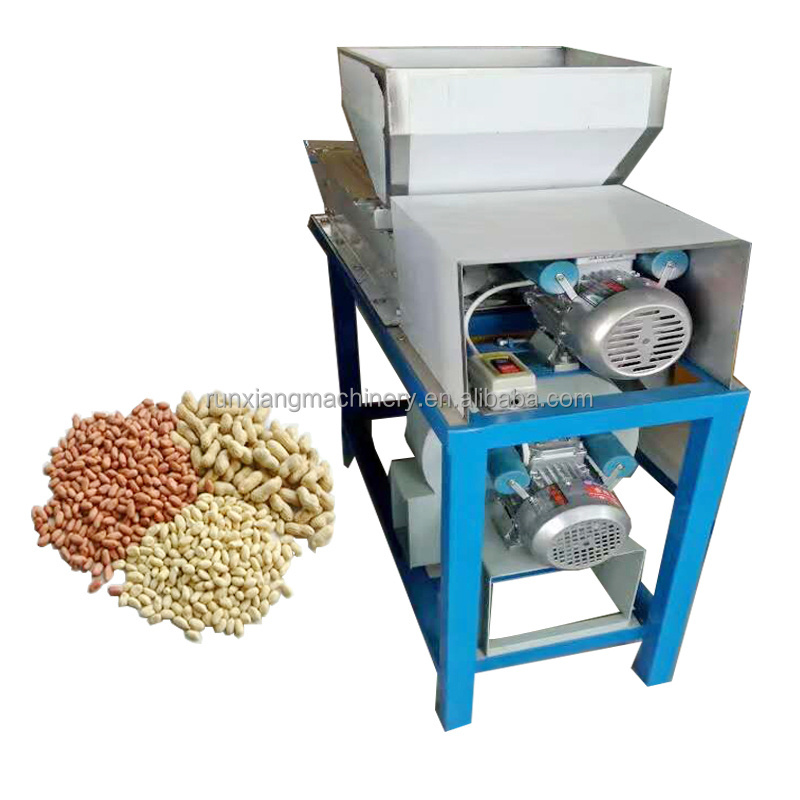 Peanut Sheller Thresher Skin Peeling Groundnut Hulling Shelling Cracking Machine