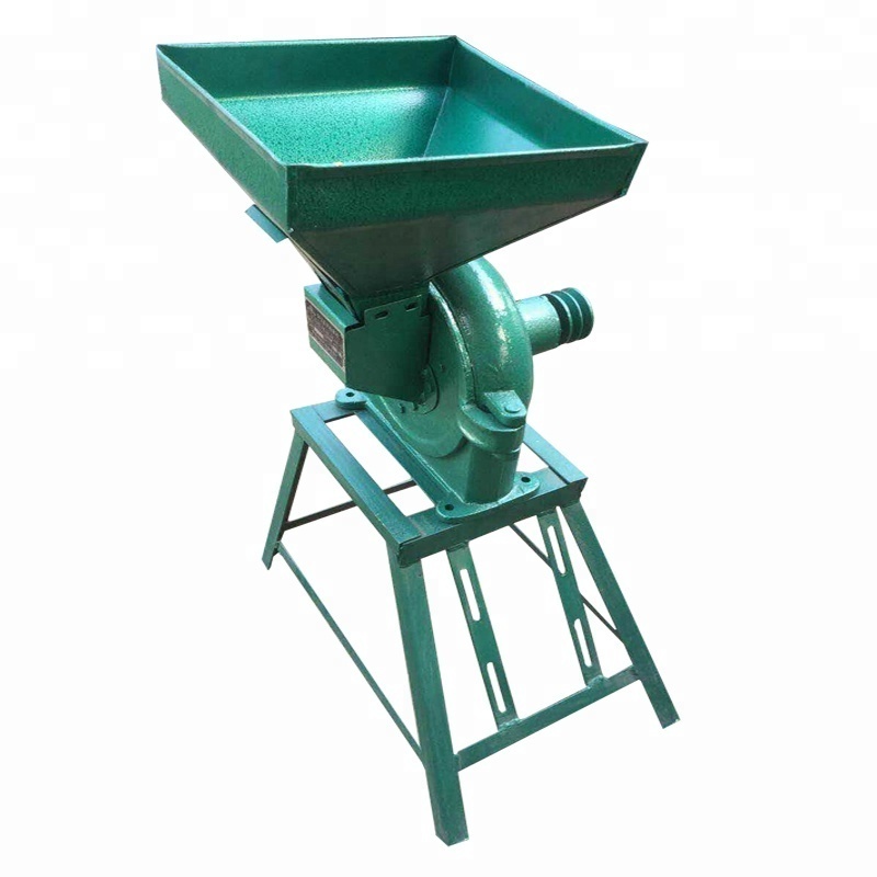 Electric or diesel industrial leaf corn herb rice husk groundnut wheat grain rice grinding machine