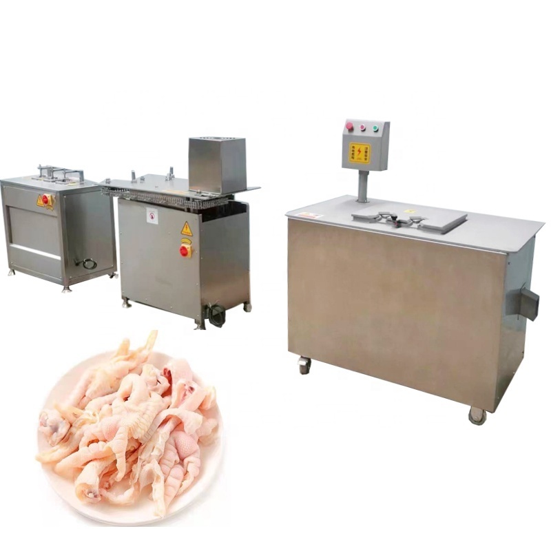 Chicken Feet Boneless Machine Chicken Feet Cut Machinery Chicken Foot Bone Removal Machine