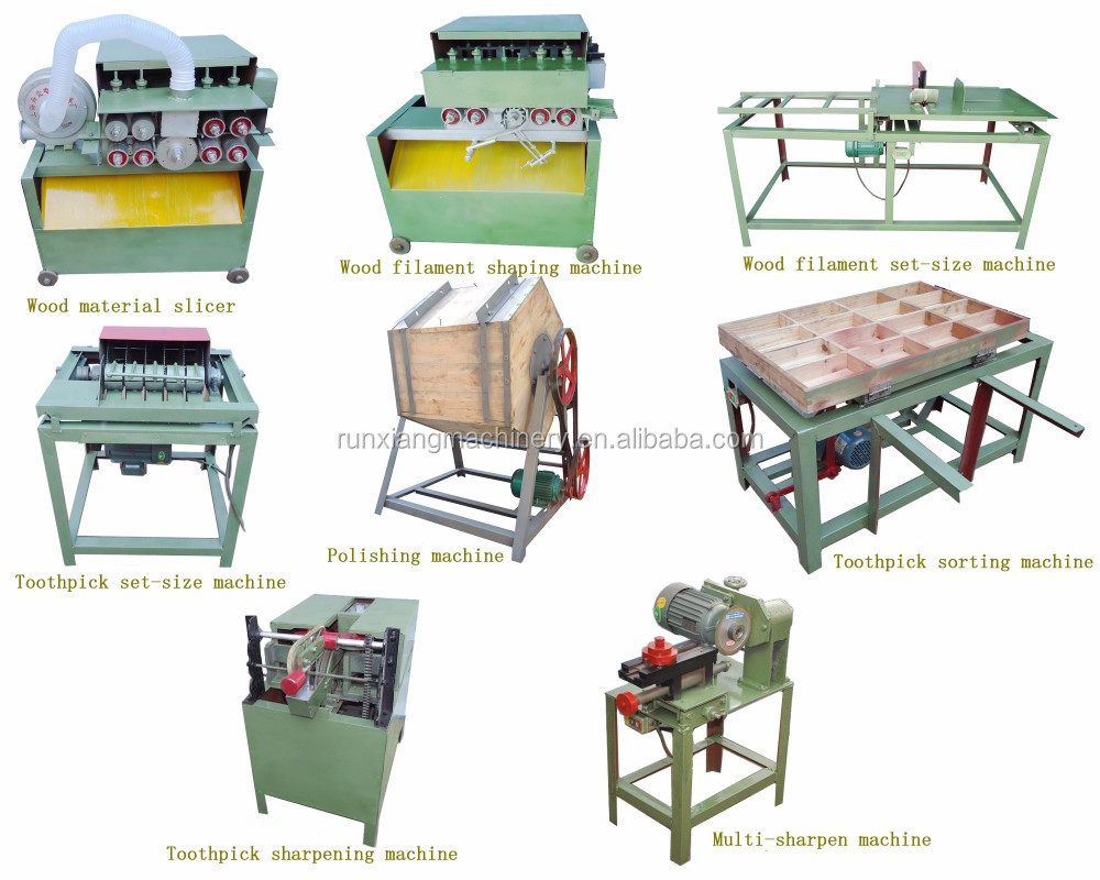 Small Bamboo Wood Toothpick Making Forming Shaping Machine For Small Business