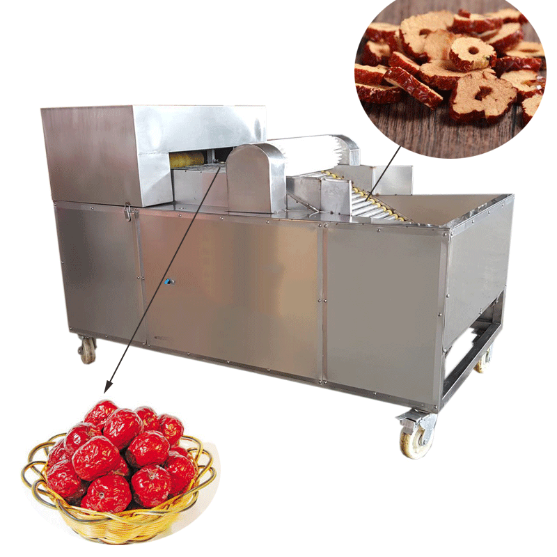 Hot sale ZQP-500 Multi function Candied Dried fruit jujube Dried fig dried dates piece cutting machine on sale