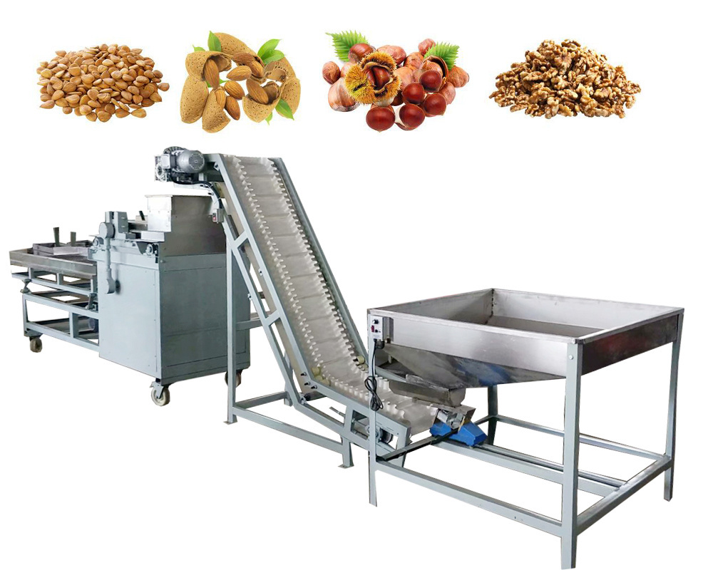 Roasted peanut peeling machine/Dry groundnut peeling machine/macadamia nut cutter and chopper