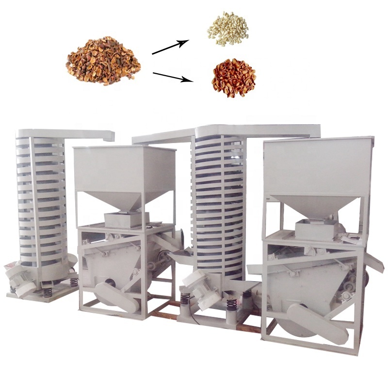 Automatic Oat Cracking Peeler Sunflower Seed Dehulling Moringa Seeds Husking Peeling Machine