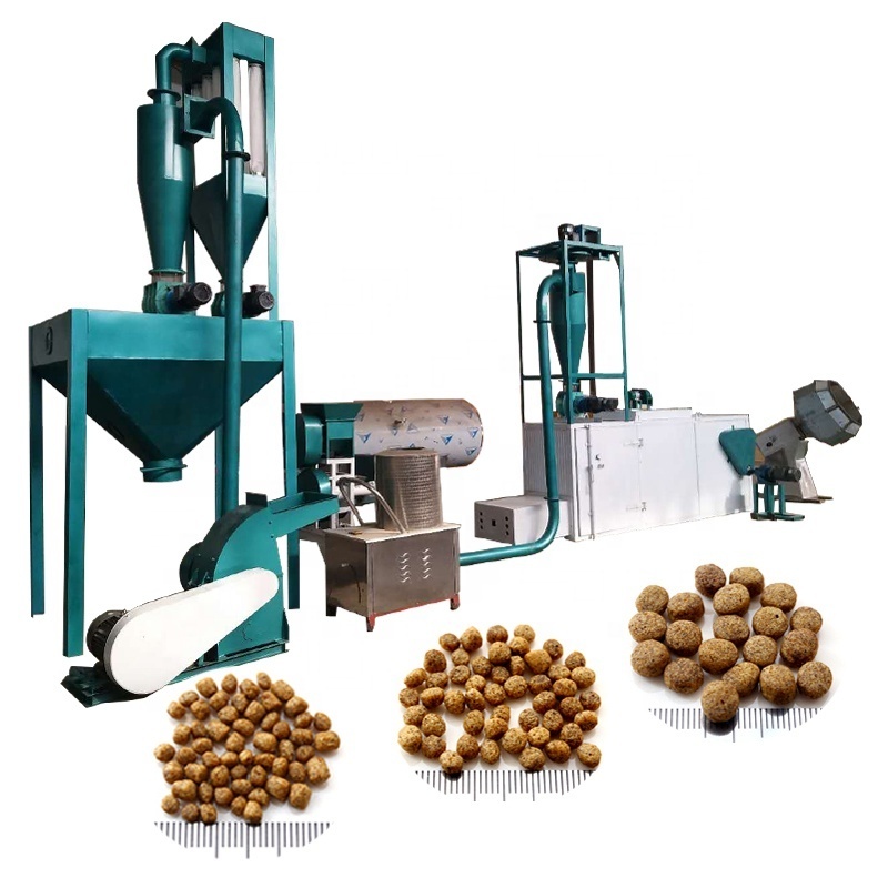 Puffing Dog Food Cat Food Pet Snack Fish Feed Production Line