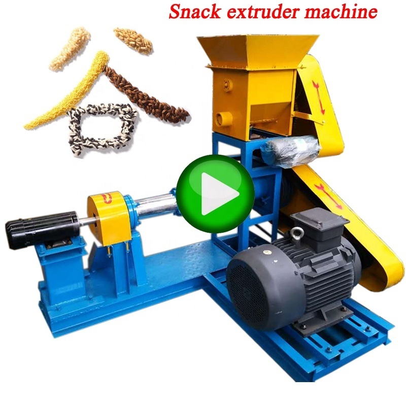 Small Business Snack Food Chips Puff Extruder Machine To Make Corn Flakes