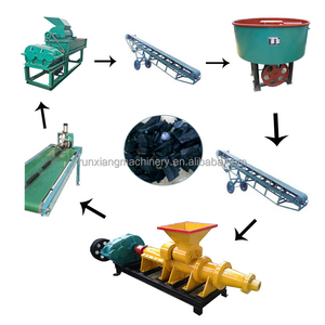 Charcoal Dust Briquette Extruding Machine Industrial Coal Briquette Making Machine Charcoal Powder Machine