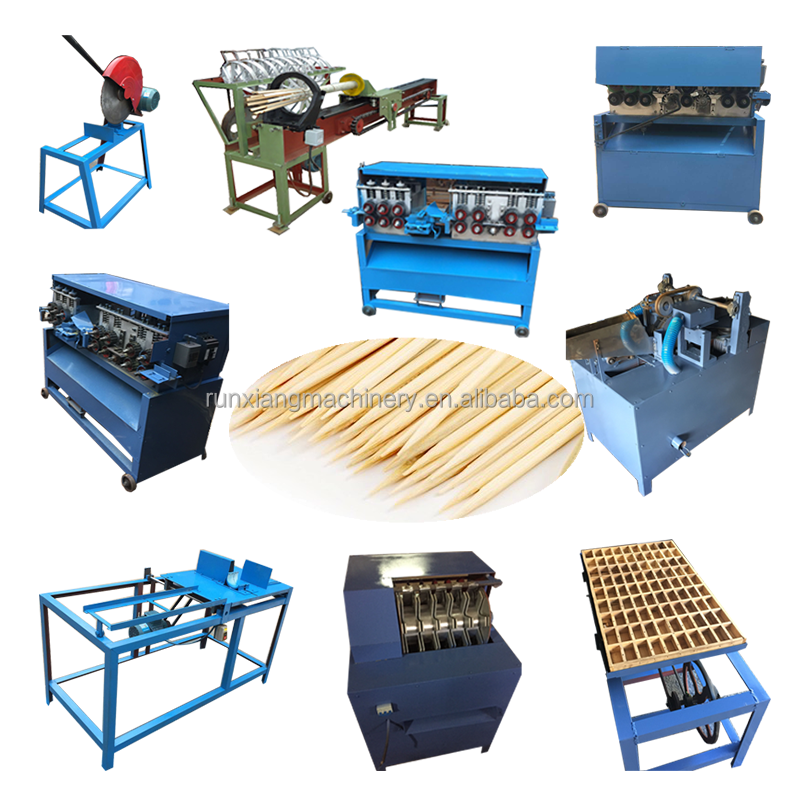 Small Bamboo Wood Toothpick Making Forming Shaping Machine For Small Business