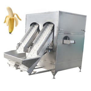 Automatic plantain banana chips making deoiling  blanching banana long chips machine price