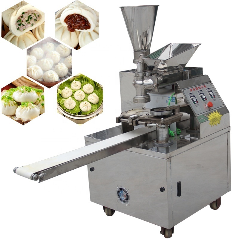 Chinese momo making machine Chinese pork buns Machine make vegetable baozi steamed stuffed bun making machine