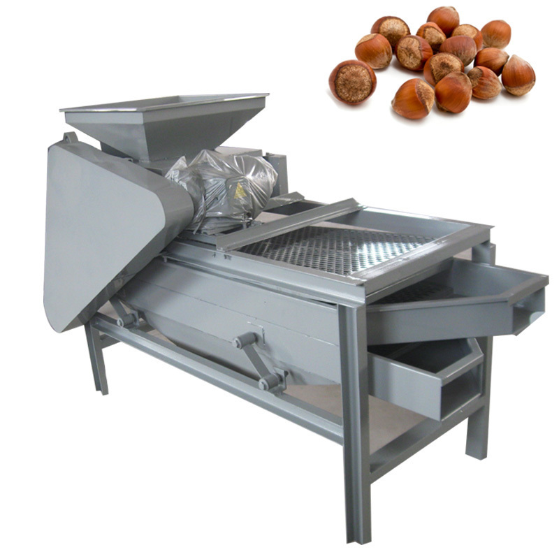 Hot Sale Hazelnut Pecan Nuts Dehulling Cracking Nut Huller Cracker Breaking Almond Shelling Machine almond cracking machine