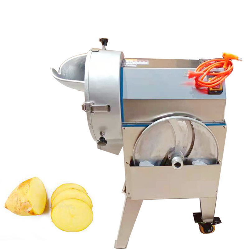 commercial automatic vegetable shred Single head cut machine slicer produce large power Potato mincer thin cutting shredder