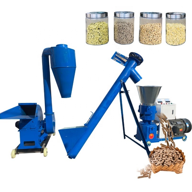 Factory price animal feed hand pellet machine animal feed pellet production line machinery