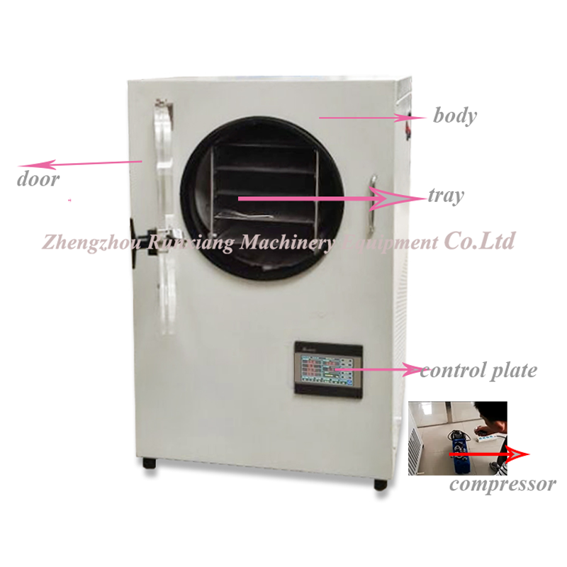 Household Freezing Drying Fruit Vegetable Dehydration Machine Dried Flower Pet Food Coffee Milk Candy Chilli small Freeze Dryer