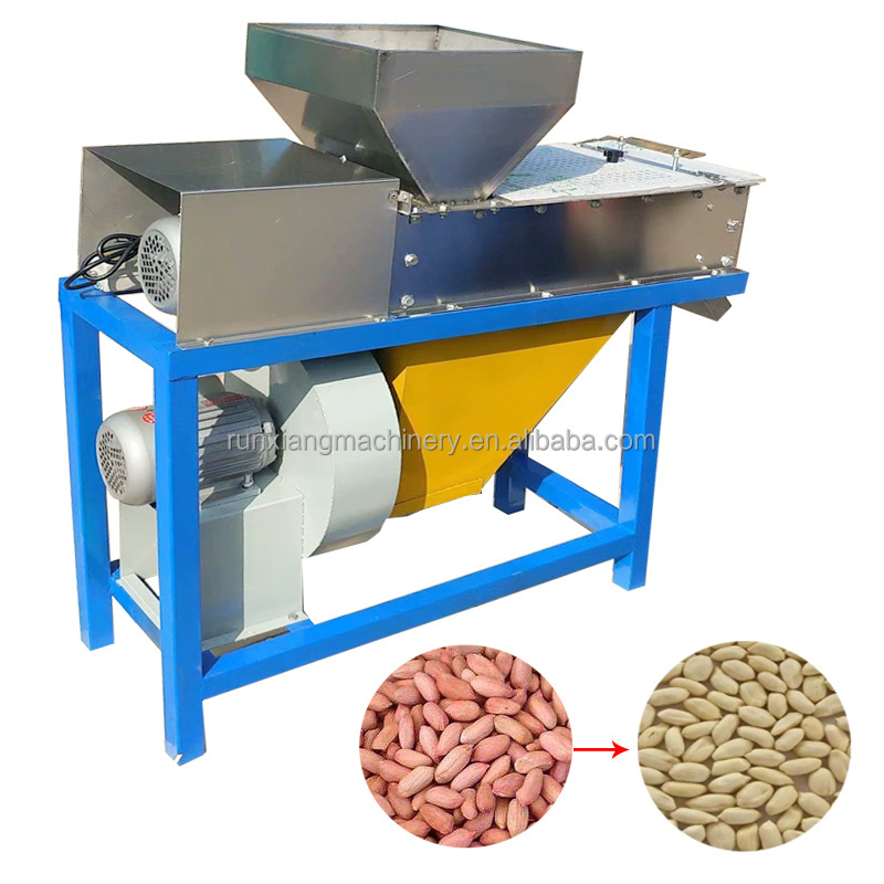 Peanut Sheller Thresher Skin Peeling Groundnut Hulling Shelling Cracking Machine