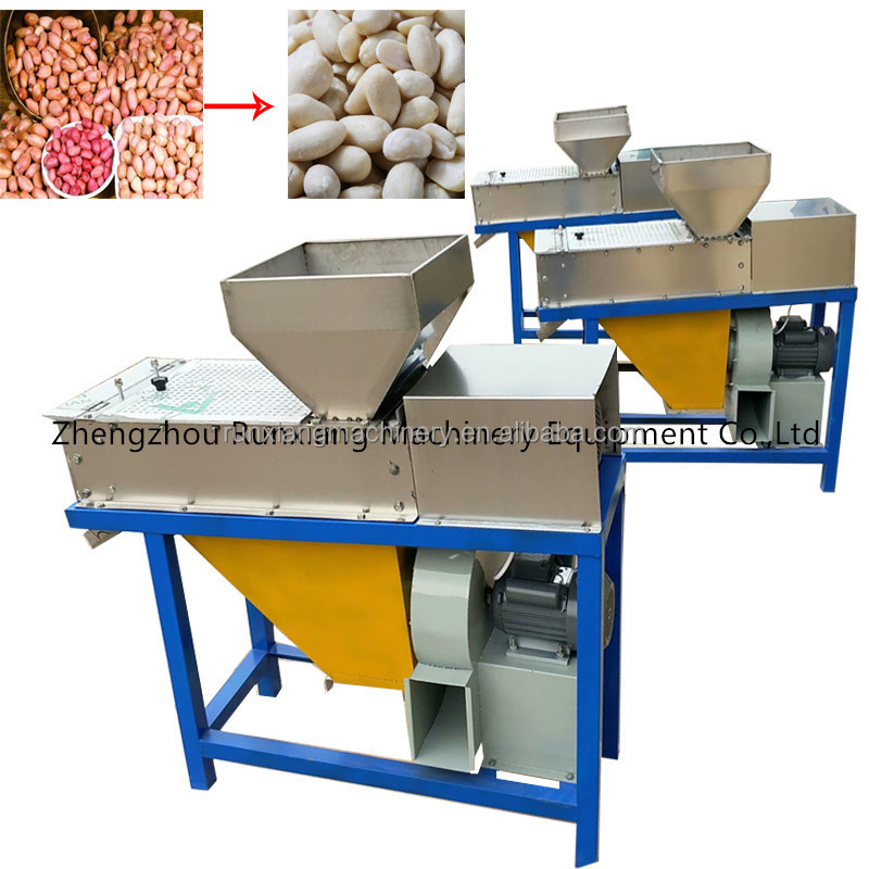 Peanut Sheller Thresher Skin Peeling Groundnut Hulling Shelling Cracking Machine