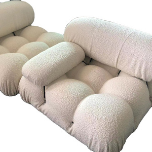 High Quality Sectional Sofa 3 Seater Boucle Fabric Sofa Set Living Room Leather couch home living room furniture